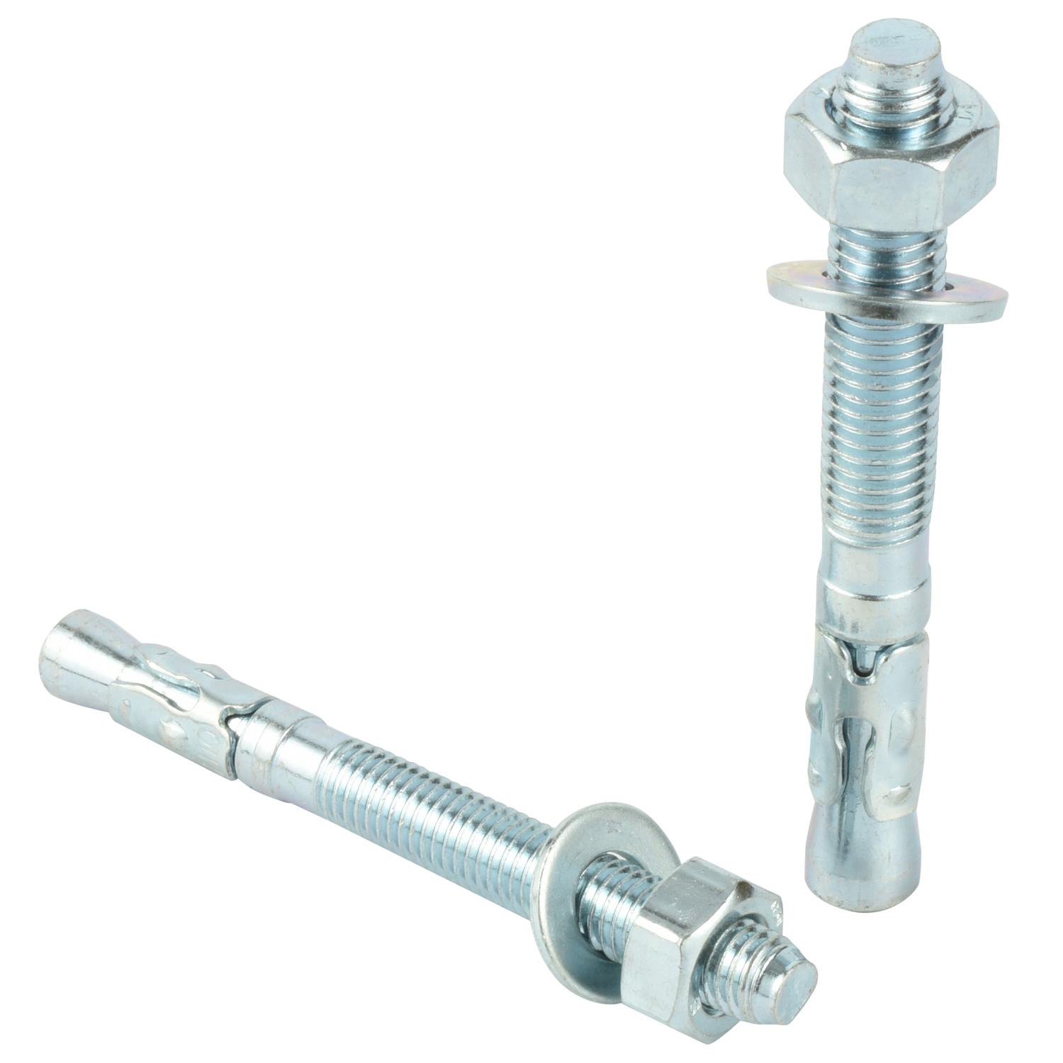 Anclaje de cu&ntilde;a de zinc y acero al carbono